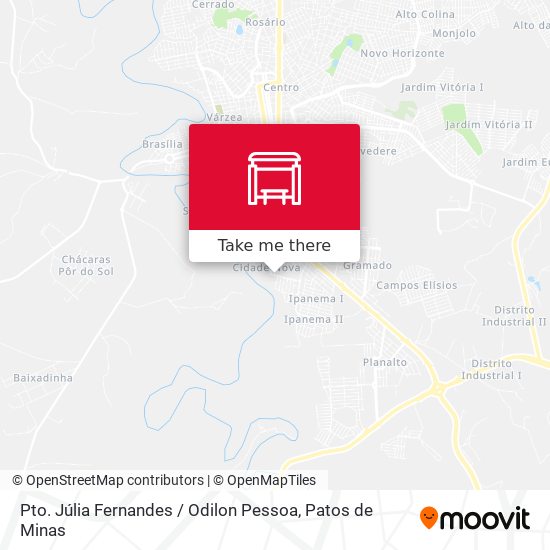 Pto. Júlia Fernandes / Odilon Pessoa map