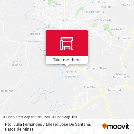 Pto. Júlia Fernandes / Eliéser José De Santana map