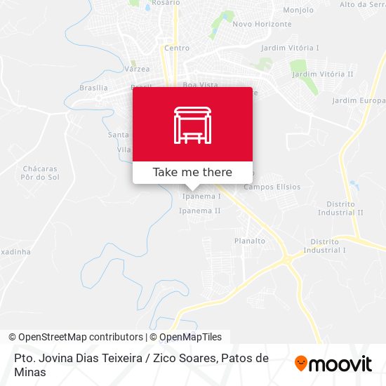 Pto. Jovina Dias Teixeira / Zico Soares map