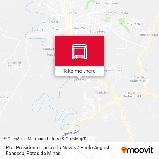 Pto. Presidente Tancredo Neves / Paulo Augusto Fonseca map