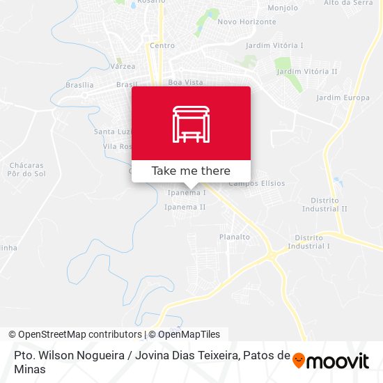Pto. Wilson Nogueira / Jovina Dias Teixeira map