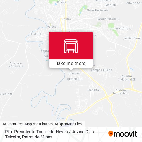 Pto. Presidente Tancredo Neves / Jovina Dias Teixeira map