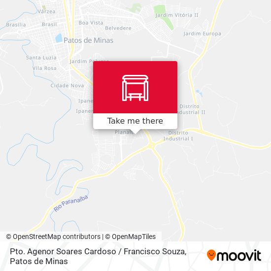 Pto. Agenor Soares Cardoso / Francisco Souza map