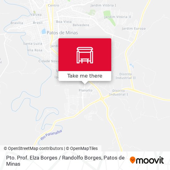 Pto. Prof. Elza Borges / Randolfo Borges map