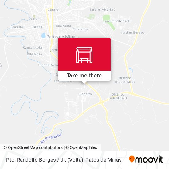 Pto. Randolfo Borges / Jk (Volta) map