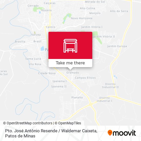 Pto. José Antônio Resende / Waldemar Caixeta map