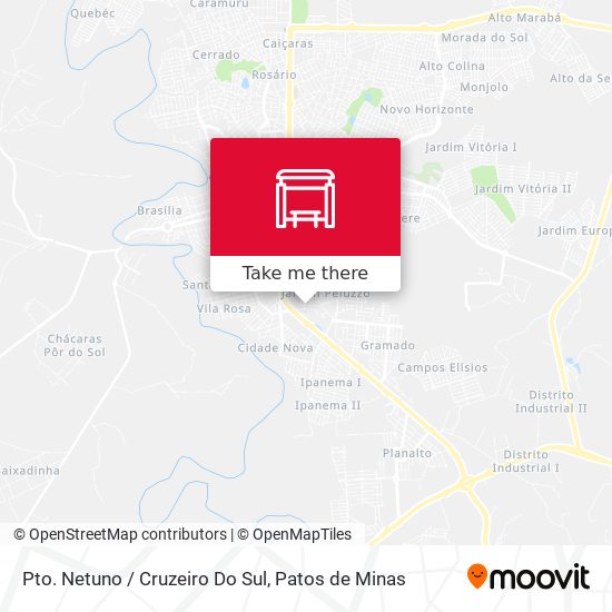Pto. Netuno / Cruzeiro Do Sul map