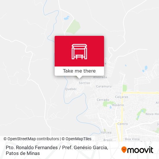 Pto. Ronaldo Fernandes / Pref. Genésio Garcia map