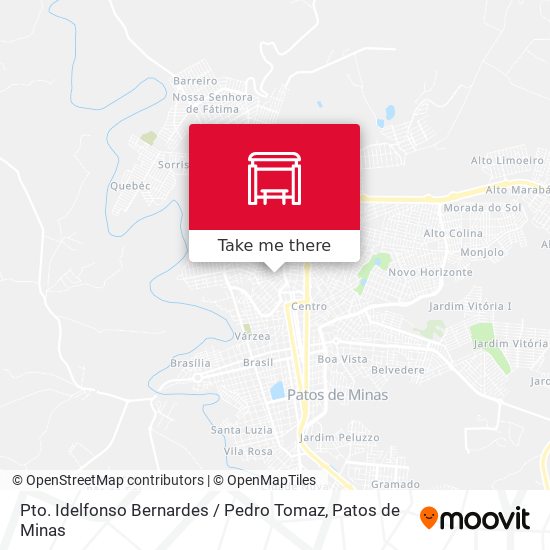 Pto. Idelfonso Bernardes / Pedro Tomaz map