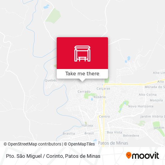 Pto. São Miguel / Corinto map