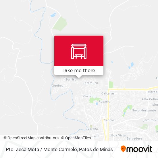 Pto. Zeca Mota / Monte Carmelo map