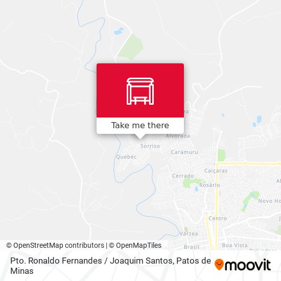 Pto. Ronaldo Fernandes / Joaquim Santos map