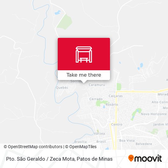 Pto. São Geraldo / Zeca Mota map