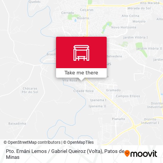 Pto. Ernâni Lemos / Gabriel Queiroz (Volta) map