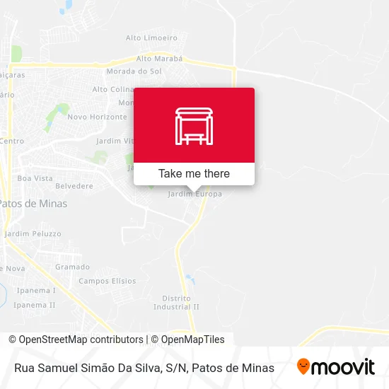 Rua Samuel Simão Da Silva, S/N map