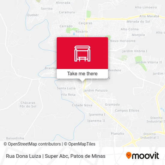 Rua Dona Luiza | Super Abc map