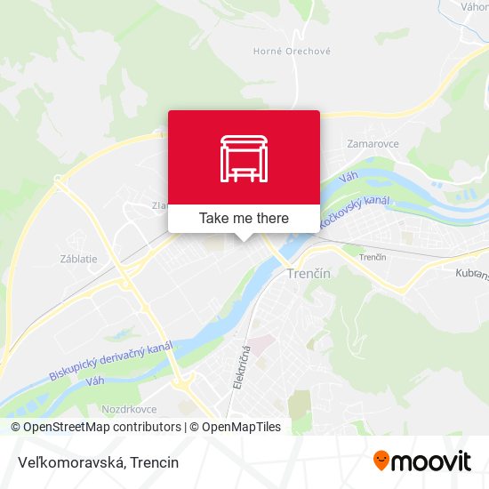 Veľkomoravská map