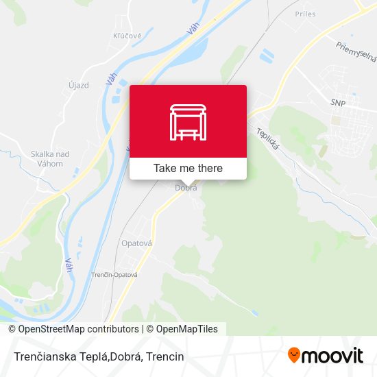 Trenčianska Teplá,Dobrá map