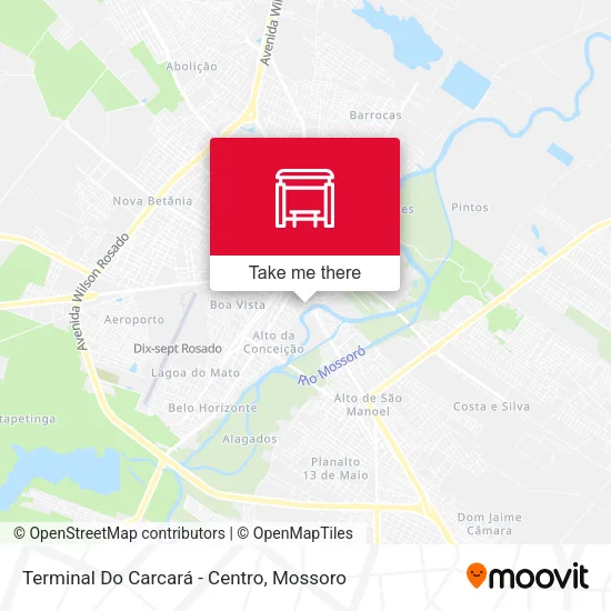 Terminal Do Carcará - Centro map