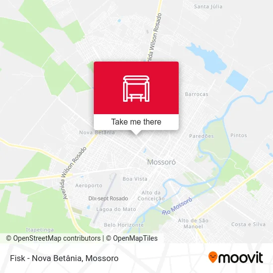 Fisk - Nova Betânia map