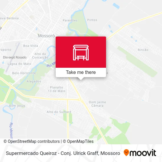 Supermercado Queiroz - Conj. Ulrick Graff map