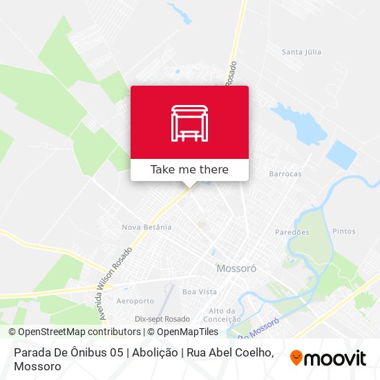 Mapa Parada De Ônibus 05 | Abolição | Rua Abel Coelho