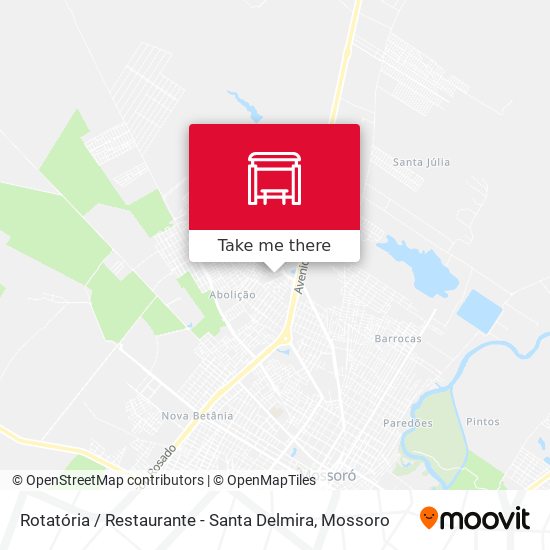 Rotatória / Restaurante - Santa Delmira map