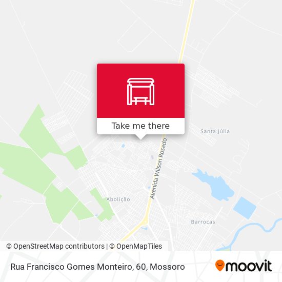 Mapa Rua Francisco Gomes Monteiro, 60