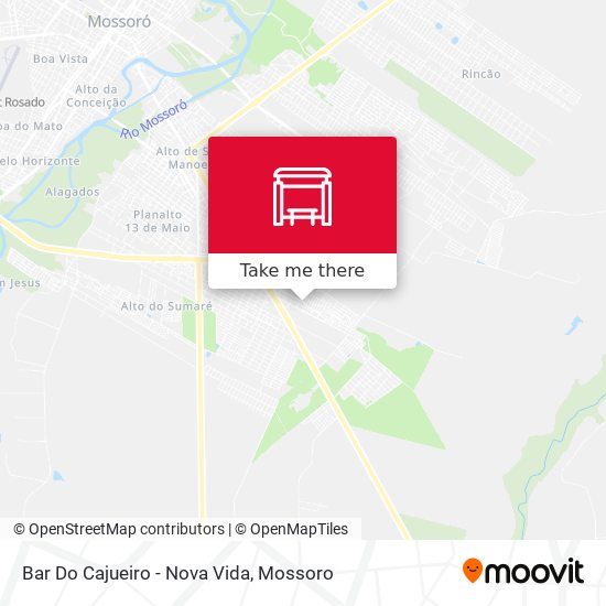 Mapa Bar Do Cajueiro - Nova Vida