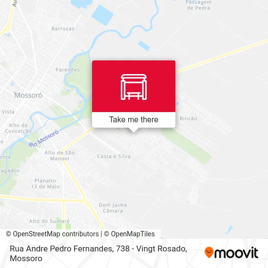 Rua Andre Pedro Fernandes, 738 - Vingt Rosado map