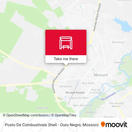 Posto De Combustíveis Shell - Ouro Negro map