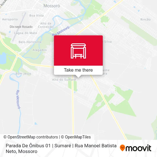 Parada De Ônibus 01 | Sumaré | Rua Manoel Batista Neto map
