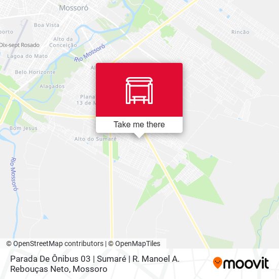 Parada De Ônibus 03 | Sumaré | R. Manoel A. Rebouças Neto map