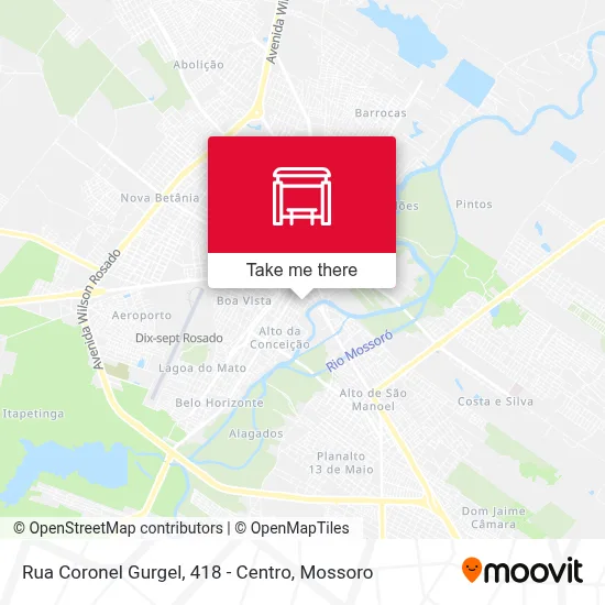 Rua Coronel Gurgel, 418 - Centro map