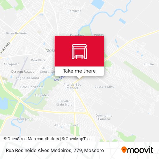 Mapa Rua Rosineide Alves Medeiros, 279