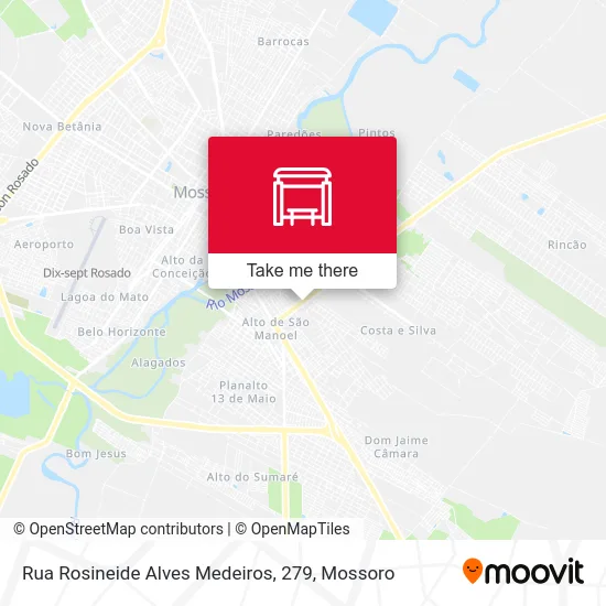 Rua Rosineide Alves Medeiros, 279 map