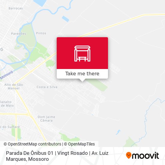 Parada De Ônibus 01 | Vingt Rosado | Av. Luiz Marques map