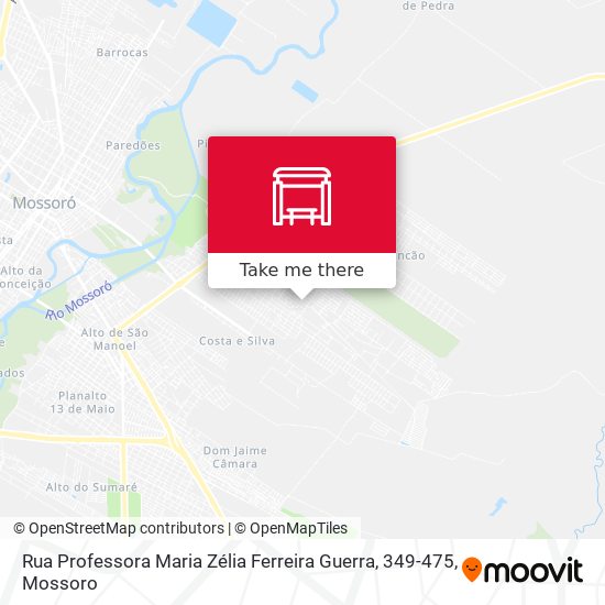 Rua Professora Maria Zélia Ferreira Guerra, 349-475 map