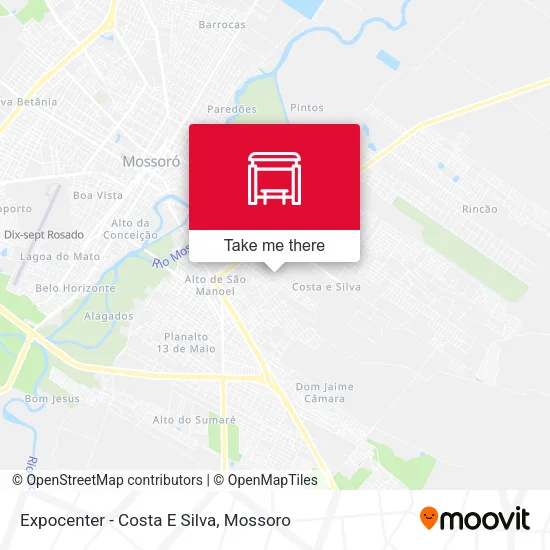 Mapa Expocenter - Costa E Silva