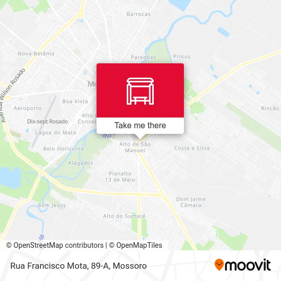 Rua Francisco Mota, 89-A map
