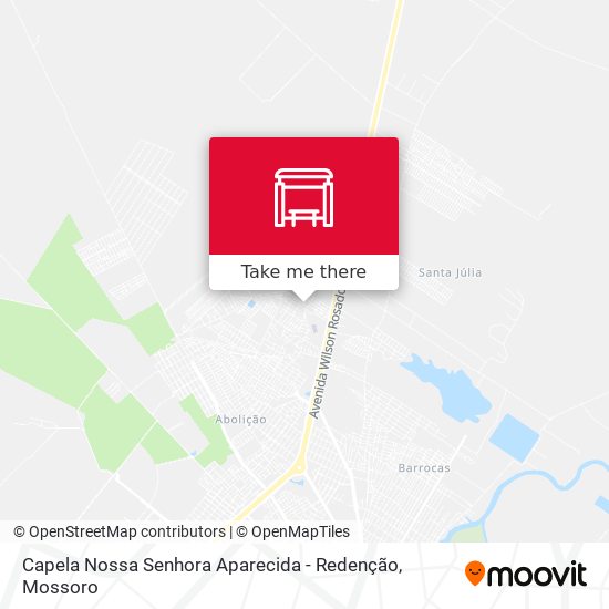 Capela Nossa Senhora Aparecida - Redenção map