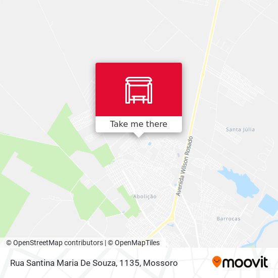 Mapa Rua Santina Maria De Souza, 1135