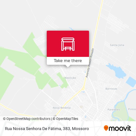 Mapa Rua Nossa Senhora De Fátima, 383