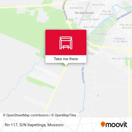 Rn-117, S/N  Itapetinga map