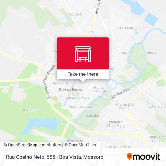 Rua Coelho Neto, 655 - Boa Vista map