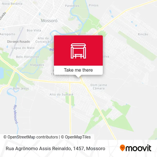 Rua Agrônomo Assis Reinaldo, 1457 map