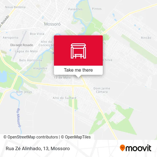 Rua Zé Alinhado, 13 map