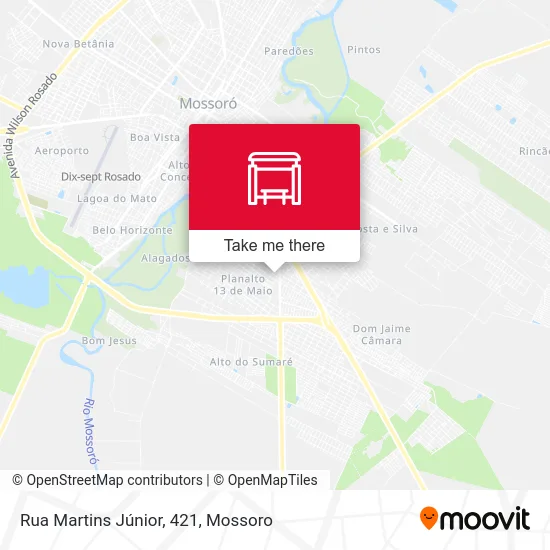 Rua Martins Júnior, 421 map