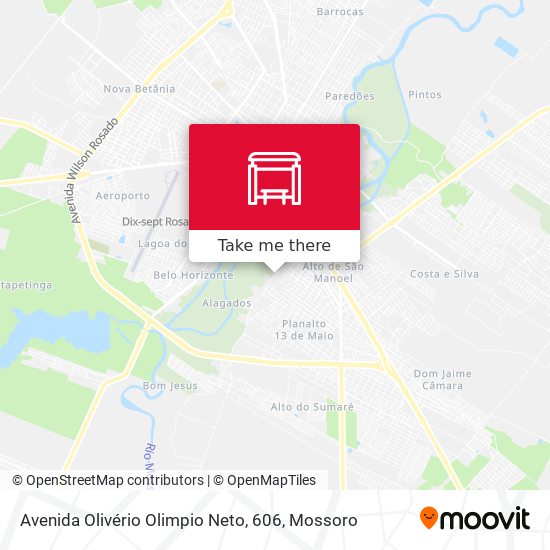 Avenida Olivério Olimpio Neto, 606 map