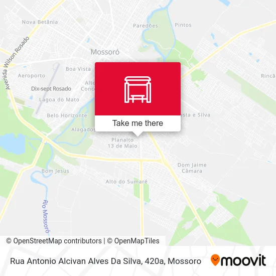 Rua Antonio Alcivan Alves Da Silva, 420a map